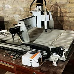 Polishing of Wood Item.